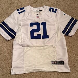 NFL White and Blue Men's Jersey